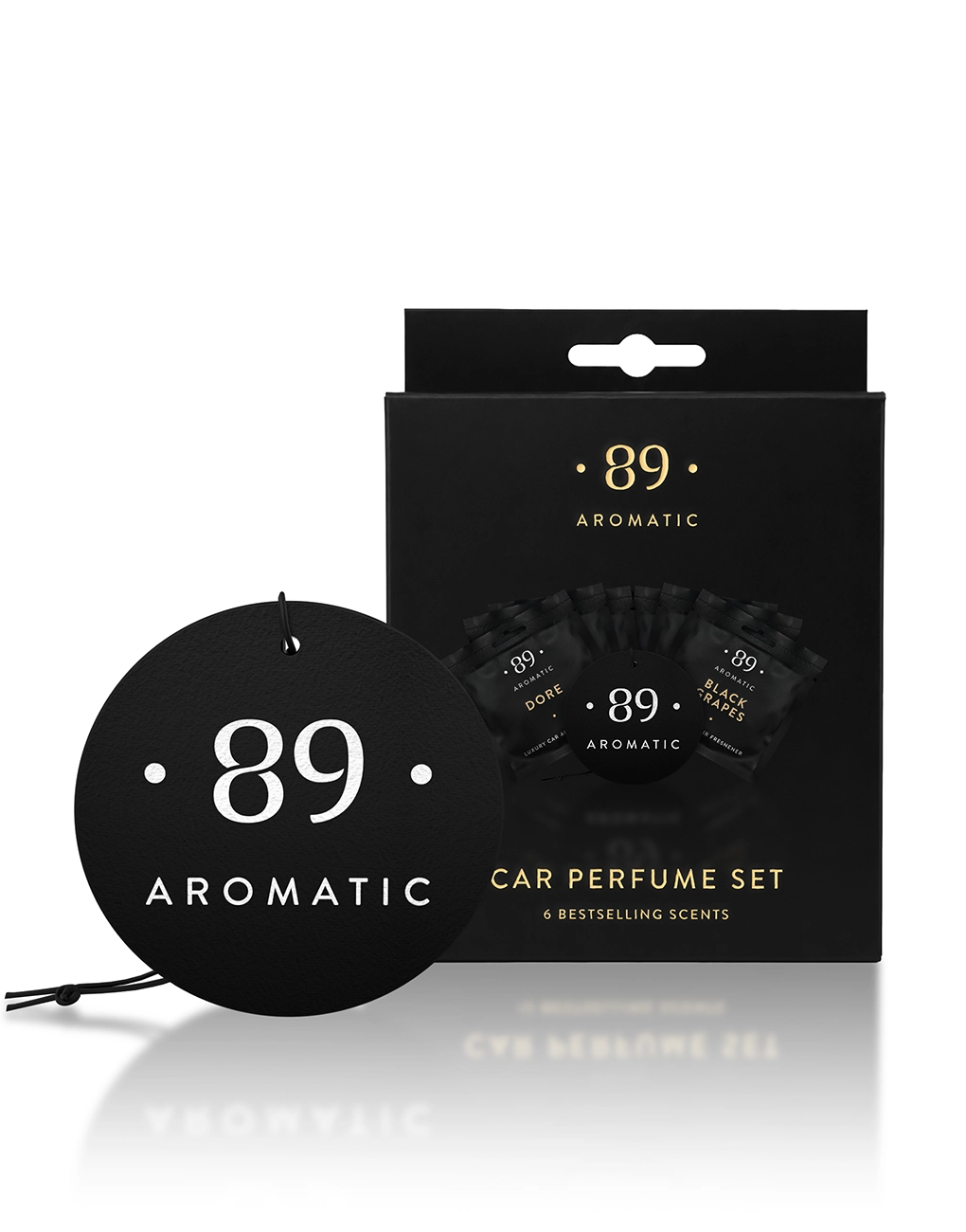 Odorizante auto - Set odorizante auto din carton Aromatic 89, cele mai vândute arome, 6 sau 12 bucăți